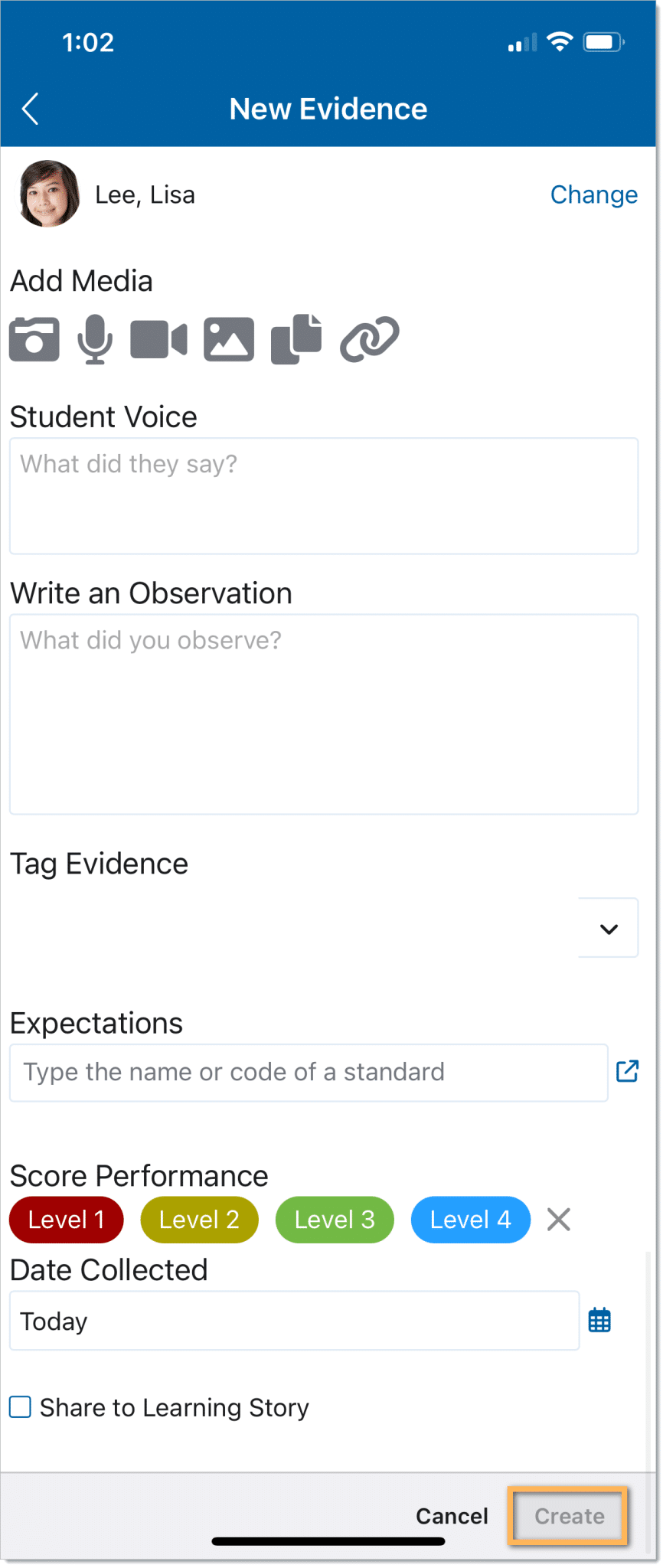 Mobile Learning Evidence | Edsby