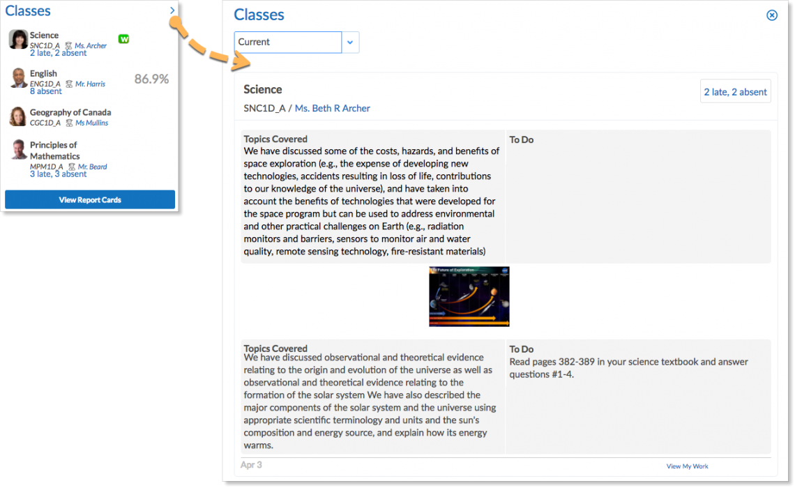 How Do I View A Class Journal Edsby