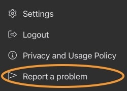 Report a problem
