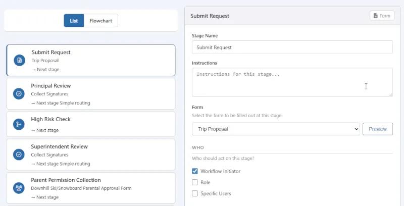 Edsby SignWave workflow editing